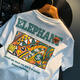 GLXLG Kurzärärtes T-Shirt Herrenmännern Sommermodemarke Slim Fit Dünn 2025 Neues halbes Ärmeln T-Shirt Top White [JSW9901 White] M für 90-108jin [Jin gleich 0,5 kg] tragen