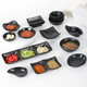 Taitung melamine small flavor dish dipping sauce plate barbecue seasoning dish soy sauce sauce plastic vinegar dish commercial dish h1098 0 heads