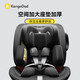 
Kangaroo dad (EURO KIDS) safety seat baby 0-12 years old 360 degree rotating children's car seat Xingtu 3 gray