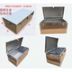 Dixin stainless steel tool box large waterproof construction machinery repair pickup truck special tool box supports customization length 50 width 50 height 50cm stainless steel 1.25 mm double air top with lock