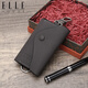 ELLE HOMMEELLEHOMME Key Sac pour les affaires pour hommes Business Casual Taie suspendue Céquette de vache en cuir Casque Coure de protection Gray Ed382300750