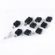 SMD/Plug-in type strong light flashlight switch self-locking button power switch ultra-thin switch accessories 214A flashlight four-pin switch (5 pieces)