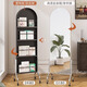 Glinlang Movable Topleble Tobody Mirror Home Интернет-книга знаменитостей газета журнал журнал стойка гостиной на пол зеркало вращающихся колес