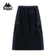 Kappa Back-to Back Herbstrock 2025 Neuer Freiluftrock für Frauen Retro-Stil Black-9902 S