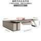 Light luxury boss desk office desk simple modern chairman president desk executive desk manager office desk and chair combination 1.8 meters boss desk standard