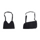 Triangular towel medical breathable adult arm forearm sling fracture shoulder elbow joint arm dislocation fixed protective gear zt black elbow cover light and breathable