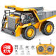 
Toy car remote control excavator alloy engineering car toy electric excavator children's car bulldozer remote control car 9 channel alloy dump truck English packaging (1047)