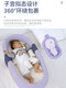 Bala Pig Portable Bed-in-Bed Baby Crib Foldable Newborn Sleeping Bed Mobile Bionic Womb Bed Bed Anti-pressure Mommy Storage Backpack Green