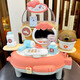 Children's house play kitchen toys boys baby cooking simulation kitchen utensils set girls birthday gifts Bear house play backpack purple kitchen style