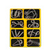 Lindo Luban Luban Lock Nine-Serial Toy Intelligence Desbloqueo de 24 piezas Conjunto de inteligencia de desbloqueo de estudiantes de desbloqueo y ancianos SET-A de 8 piezas para el cerebro.