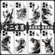 
Yi Color Master Yi Color Master suitable for ink twelve zodiac mobile phone case Apple 16 Chinese style iphone15promax sense 14pro dragon 13mini rabbit glass x new style //7 15619 Xinghe Silver [Rat] iPhone 16e