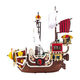 HEIFON One Piece Building Blocks, Wanli Sunshine Luffy Chinese Building Blocks, Corsair Boy Assembly Toy Creative Gift 6298 Large Sunshine - 1484 Grains