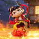 Pop Mart Pop Mart <Nezha: The Devil Child's Sea> Natural Bond Series Figur Blind Box Geschenke, 8 undisasasmadierte am gesamten Ende und keine Wiederholung (Wahrscheinlichkeit ist versteckt)