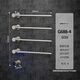 KG concealed electric towel rack fine copper hidden towel rod digital display hidden into the wall pre-embedded high-end custom villa 4 poles [gun grey] full copper waterproof G688 hidden wire