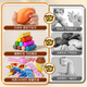
Xidici Colorful Mud Non-toxic Children's House Ice Cream Toy Noodle Machine Handmade Diy Plasticine Mold Birthday Gift