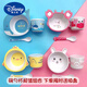 Disney (Disney) Bambus Faser Cartoon Kindergeschirr Set Home Kindergarten Babynahrung Teller Baby Schüssel Löffel Kinderbecher kleiner Tiger Bowl Löffel