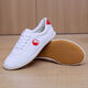 
White shoes, beef tendon sole, men and women canvas casual shoes, practice training shoes, breathable, non-slip, wear-resistant morning exercise shoes, sports shoes, Tai Chi [white], single layer 41 (255mm)