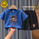 G.Duck Kids Little Yellow Yellow Duck Lummer's Commit's Pure Cotton New Style Мужчины и женские детские малышки Nezha с короткими рукавами.