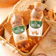 Qiuring gas Russian style bread fermented drink 350ml*12 bottles full box