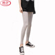 
LangSha (LangSha) Modal nine-point pants for women summer thin bottoming trousers high waist tight long pants inside and outside, elastic large-size small feet pants light gray XL high elastic 115-145Jin [Jin equals 0.5 kg]