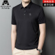 Ajgneamain Italian Light Luxury Marque T-shirt à manches courtes à manches courtes Men's NOUVEAU BUSINESS COLOD COLOD COLOD COULEUR HEMBRAUVEUR 9859 Bleu clair M 170 [suggéré 115-130jin [Jin est égal à 0,5 kg]]]
