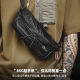 
Maden workwear, mountain functional crossbody bag, outdoor mobile phone waist bag, motorcycle black chest bag, cycling clutch bag, men's black