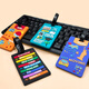 Xinqin luggage tag travel portable boarding tag cartoon creative luggage check pendant label anti-lost tag orange