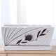 Maceta de flores de cerámica rectangular con plástico de paleta al por mayor de escritorio personalizado simple planta suculenta banyan banyan maceta rectangular-12108 bandeja de separación de flores marrones mediano
