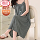 Langsha (Langsha) Pure Desire Sling Modal Night Dress Damen-Pyjama-Frauenfrüchte und Herbst 2025 mit abnehmbarer Frühling und Herbst 11301-Sweet Powder XL 120-140jin [Jin gleich 0,5 kg]