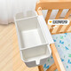 
Tuchensi crib hanging storage hanging basket diaper bedside diapers storage bag dormitory bed hanging bag bed fence storage box pearl powder [parallel adjustable]