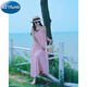 A 21 FUNB Sanya style seaside vacation beach dress parent-child wear 2026 new summer mother and daughter high-end super fairy dress slightly fat, smudged pink 165 S recommended weight 85-110 Jin Jin equals 0.5 kg