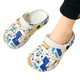 Guanmaopei Kinderschuhen weicher Sohle Anti-Rutsch-Loch-Schuhe süße Bag-Toe Sandalen Babyschuhe Blau 30