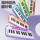 Niedliche multifunktionale elektronische Klavier-Musikinstrumente für multifunktionale Elektronik-Klavier-Musikinstrumente Frühaufschuldung Spielzeug für Jungen und Mädchen 2 Babys 3 Jahre altes 5. Geburtstagsgeschenk B Multifunktional Drei-in-Eins-Elektronik-Klavier/Send Music Score [Lila