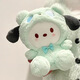 Yugui perro muñeca muñeca peluche juguete almohadas de muñecas para perros para enviar el regalo de cumpleaños de la mejor amiga de una niña [transformado en perro blanco 25cm]