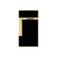 S.T.Dupont SLIMMY men's black brass lacquered lighter 28222 67.30x37.20x8.79mm