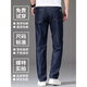Beste High-End-Sommer-Dünne Eisseide-Jeans für Männer gerade lose 2025 Neue Freizeithose Tennishose 9763b Eis Seide Schwarz [Sommer] Dünner 28 Taillenumfang 2 Fuß 1