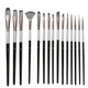 15 Nylon Haarkunst Pinsel Schwarzweiß Nylon Haar Aquarell