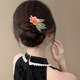 Dai Yan Goldfish Hairpin New Chinese Style Chinese Style Updo Hairpin High-end Back of Head Hairpin Cheongsam Accessories Hairpin Jewelry Floating Light Reflecting Carp Hairpin - About 8cm