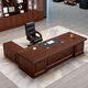 Concubine 2025 Nouveau boss de luxe Boss Office Bureau Chaise Chaise de bureau simple Modern Leader Office Manager Branche Tableau 826 # Modèle suprême 1,6m Table + Double Cabinet auxiliaire