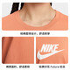耐克NIKE春夏女短袖T恤 纯棉 运动休闲 修身显瘦DX7907-828橙色 L