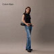 Calvin Klein fashion shoulder bag gift chain bag metal letter turn buckle flip CK women's bag crossbody saddle bag DH3240