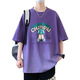 COLORFUL GEMS trendy short-sleeved T-shirt for boys 1215-year-old teenager handsome summer top 6169 meters white (single short-sleeved) quality warranty M 80-95Jin [Jin equals 0.5 kg]