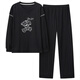 Pyjamas Spring et automne coton pur pur-pantalon à manches longues coréennes dessin animées décontractées d'automne d'été et de maison d'hiver GXT9928 M (recommandée 75-95jin [Jin est égal à 0,5 kg]))