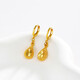 RSRDDY Old Phoenix Earrings Gold Drop Earrings Gold Store 999 Earrings Fashionable Women's Earrings 18k Gold 4.7g