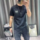 荣西图（RONGXITU）夏季男士短袖T恤网红潮流修身衫 629-829灰色 M