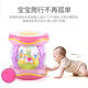 Heart Ancient Hand Pat Drum Baby Baby Children's Toys Music Music Drum puede ser recargable 8 Bebés de 1 año Educación temprana 6-12 meses 9934 Rosa
