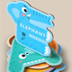 Cipu Children's Animal Letter Tiles magnétique Blackboard Baby Baby Magnetic Refrigerator Autocollants 26 ANGLAIS ÉDUCATION PLUS ÉDUCATION 3-6 ans