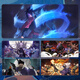 PAD MOUSE SUPER Large Naruto Table Table Pad Anime E-Sports Ordinateur PAVE CLAVE CLASSE CLASSE BARCHES DES BARCHES PAD SOURIE SASUKE JH-724 [LOCK EDGE ANTI-SLIP LAVABLE] NON 2MM 800X300MM