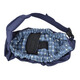 Tongxin (tongxin) newborn baby swaddle strap backpack one shoulder strap oblique side hug bag horizontal hug pure cotton baby cradle hug strap four seasons lace navy blue