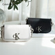 Calvin Klein fashion shoulder bag gift chain bag metal letter turn buckle flip CK women's bag crossbody saddle bag DH3240